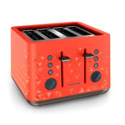 Morphy Richards 248106 Prism 4 Slice Toaster in Orange